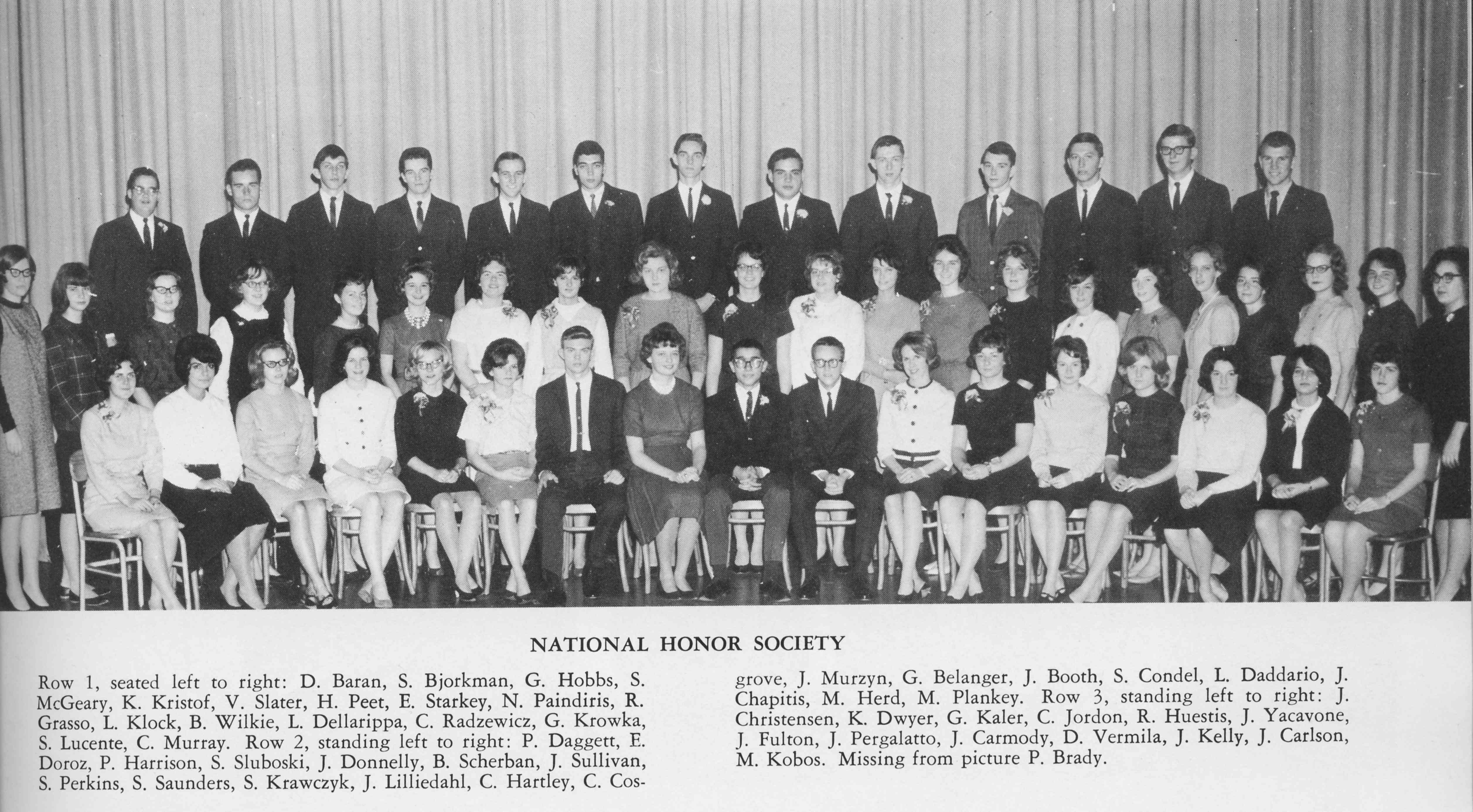 Nation Honor Society Members